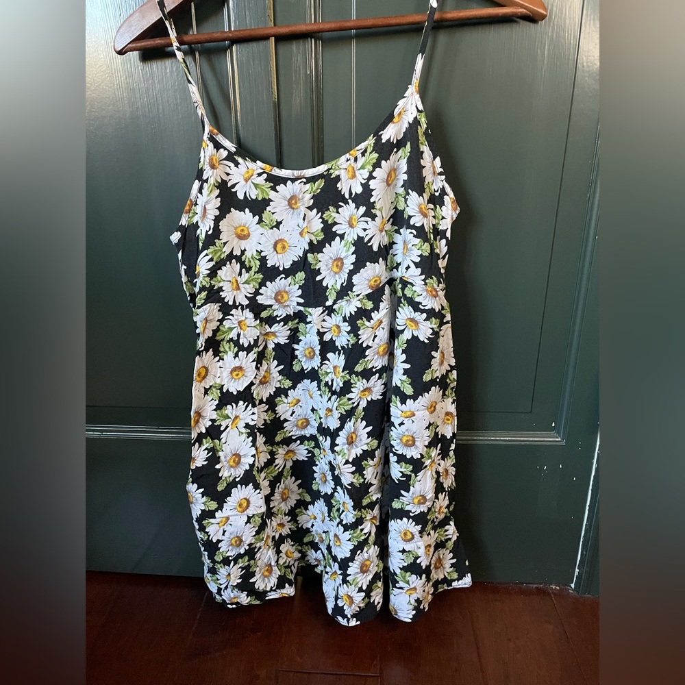 american apparel sunflower baby doll dress
